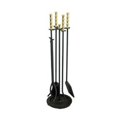 Traditional Fastened Fireplace Tool Set