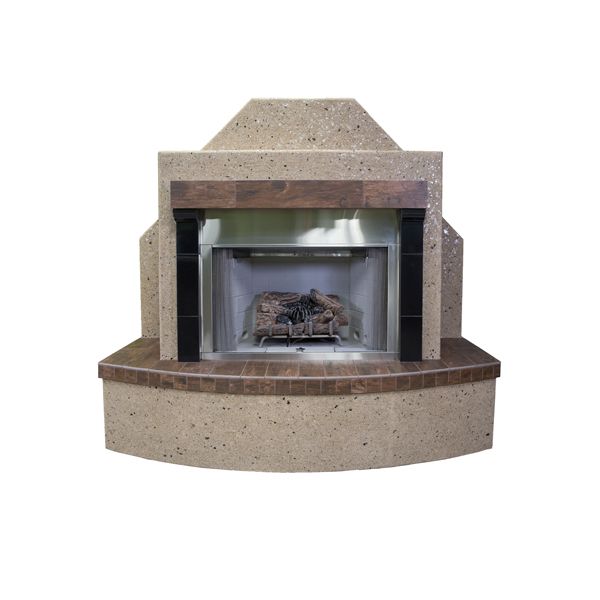 FlameCraft Traditional Outdoor Gas Fireplace image number 1