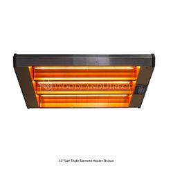 Detroit Radiant ELX Series High Output Medium Wave Electric Infrared Heater - 3 Element
