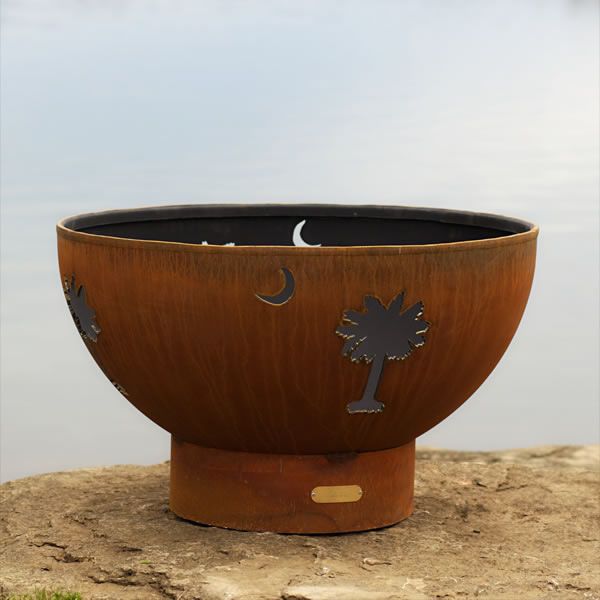 Tropical Moon Wood Burning Fire Pit image number 7