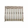 Tuscany Cast Iron Fireplace Screen with Mesh image number 0