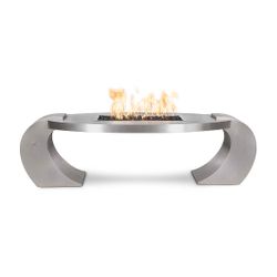 Vernon Stainless Steel Gas Fire Pit