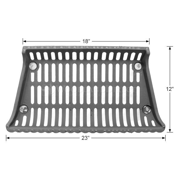 Tall Modern Fireplace Grate - 23" image number 4