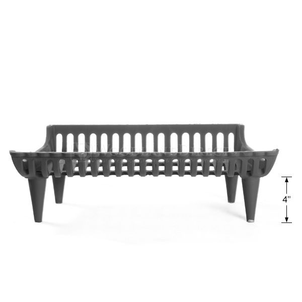 Tall Modern Fireplace Grate - 23" image number 2