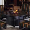 Vulsini Round Chat Height Gas Fire Pit Table - 54" image number 0