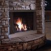 Zero-Clearance Outdoor Gas Fireplace - Stainless Steel