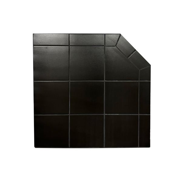 Heritage Corner Hearth Pad - Black Knight