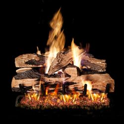 Peterson Real Fyre Split Oak Designer Plus ANSI Vented Gas Log Set