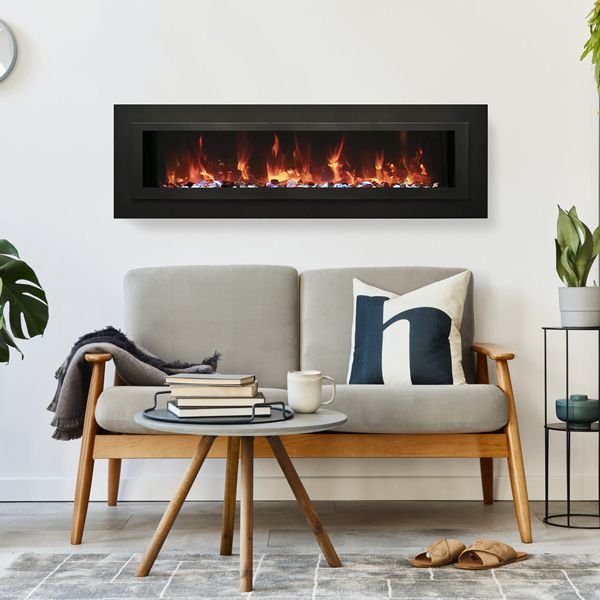 Amantii Wall Mount Linear 69" Electric Fireplace